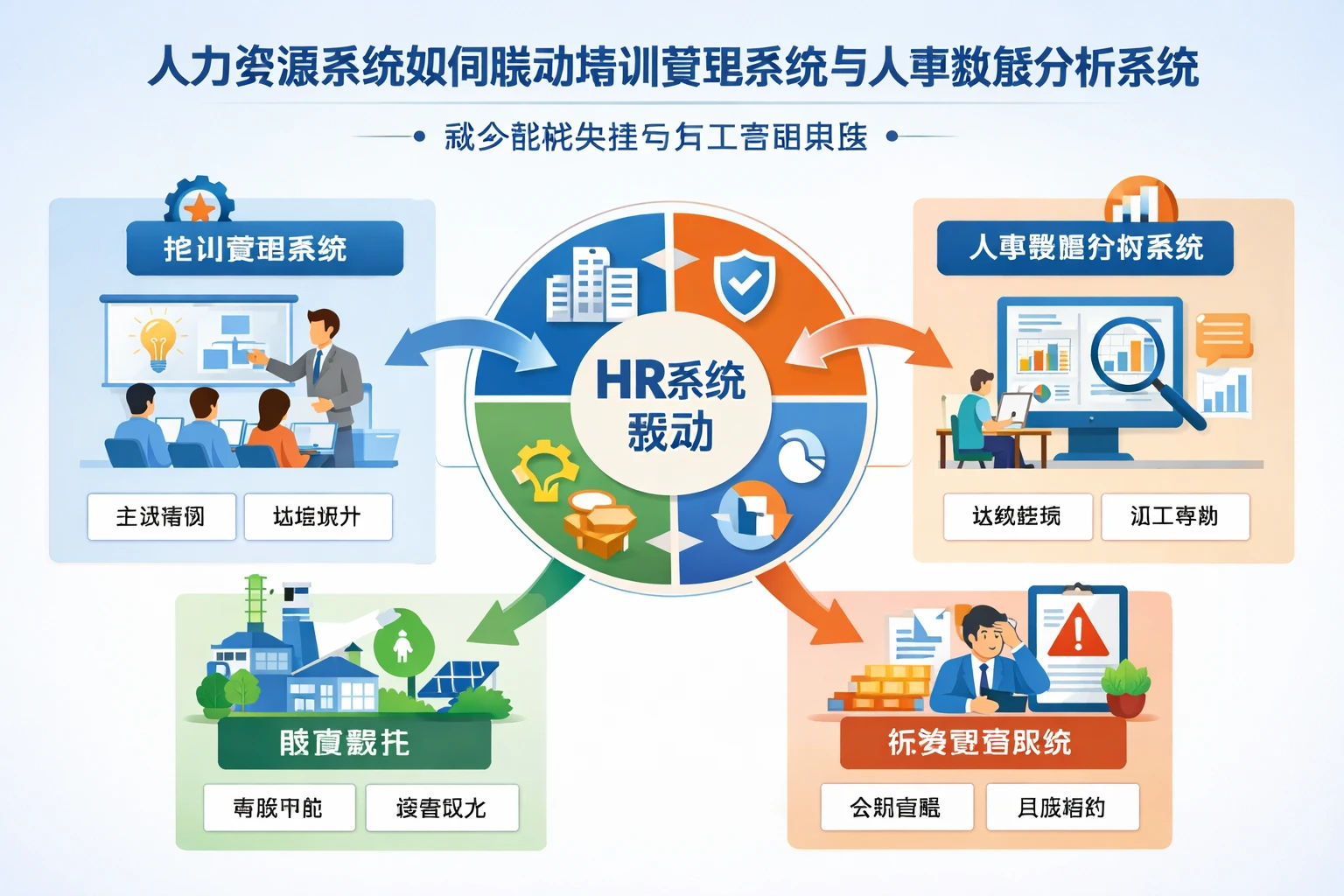 人力资源系统如何联动培训管理系统与人事数据分析系统,减少能耗失控与员工管理风险
