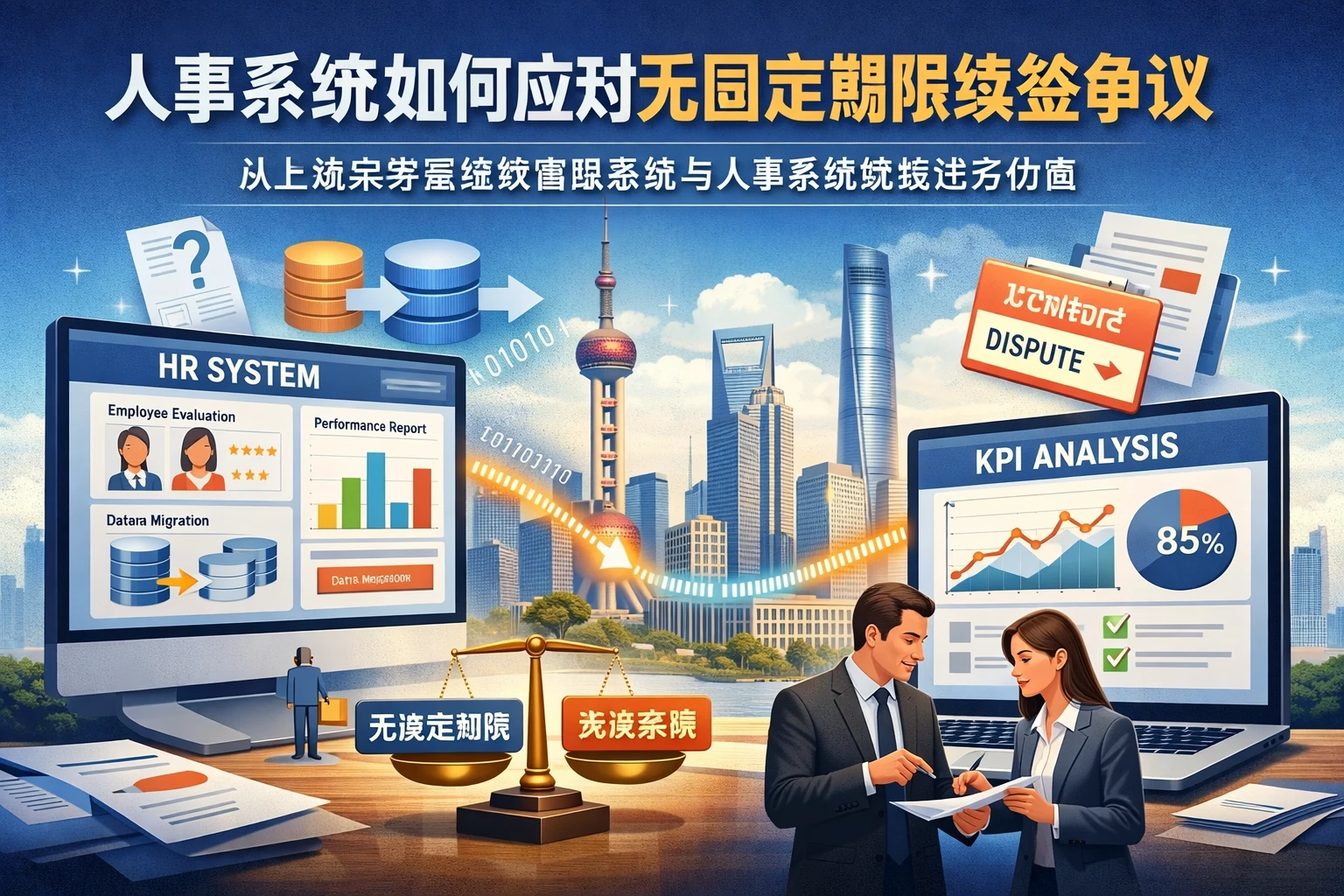 人事系统如何应对无固定期限续签争议:从上海实务看绩效管理系统与人事系统数据迁移价值