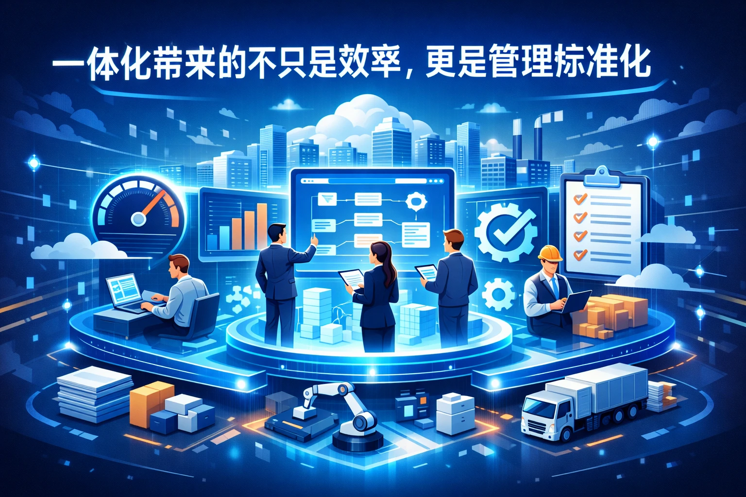 一体化带来的不只是效率，更是管理标准化