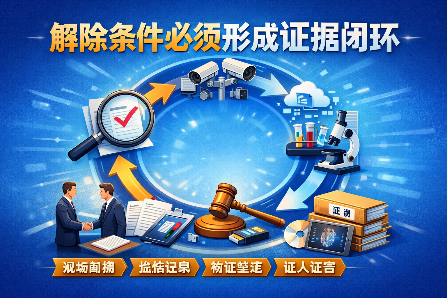 解除条件必须形成证据闭环