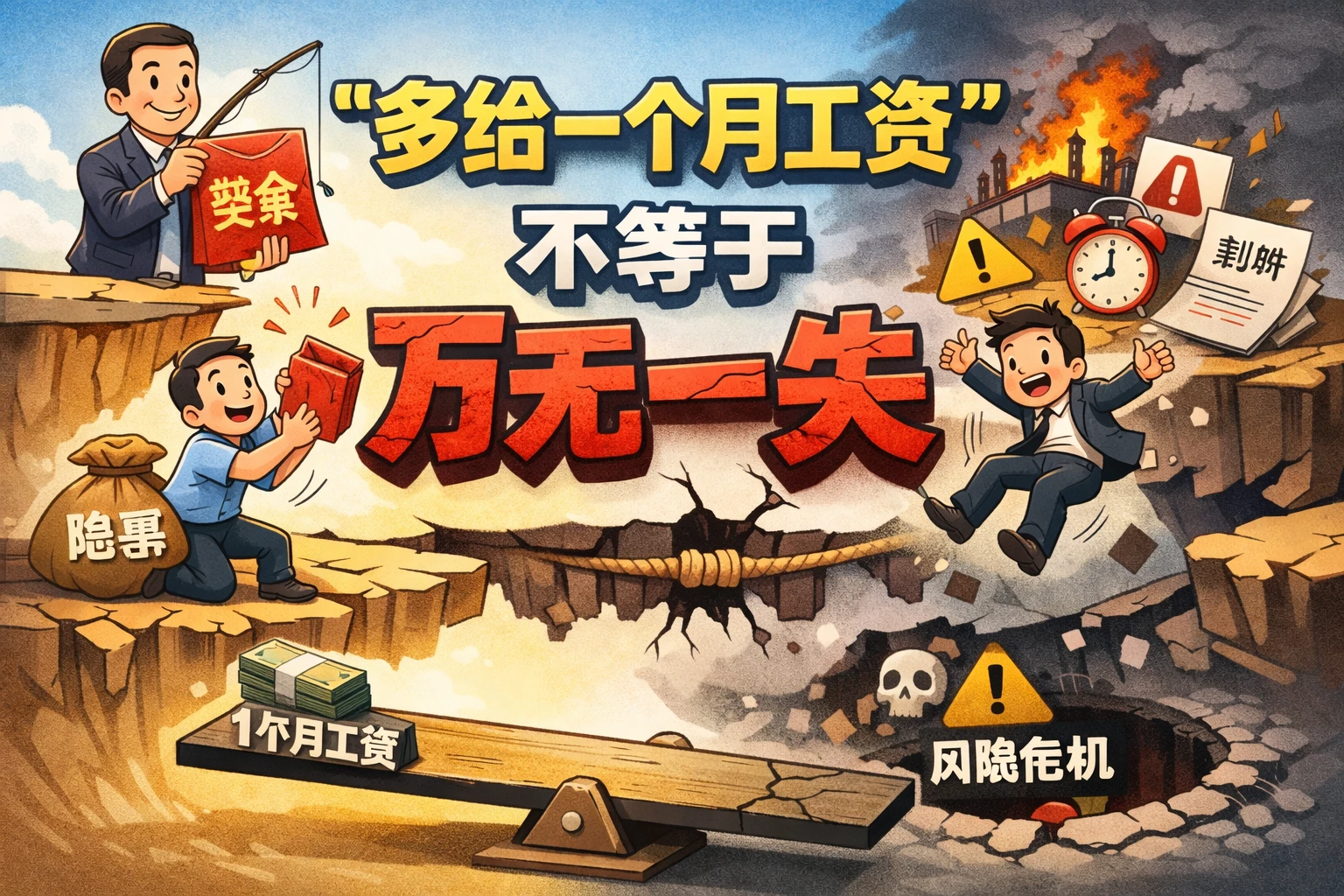 “多给一个月工资”不等于万无一失