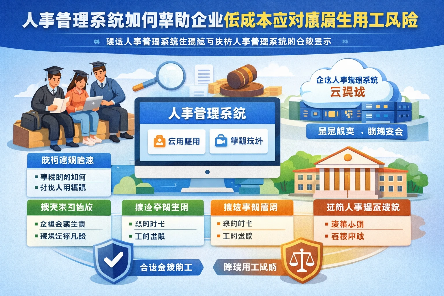 人事管理系统如何帮助企业低成本应对应届生用工风险：兼谈人事管理系统云端版与政府人事管理系统的合规启示