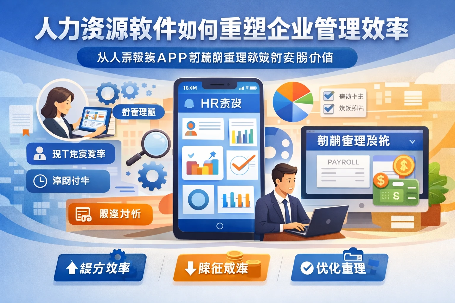 人力资源软件如何重塑企业管理效率:从人事系统APP到薪酬管理系统的实践价值