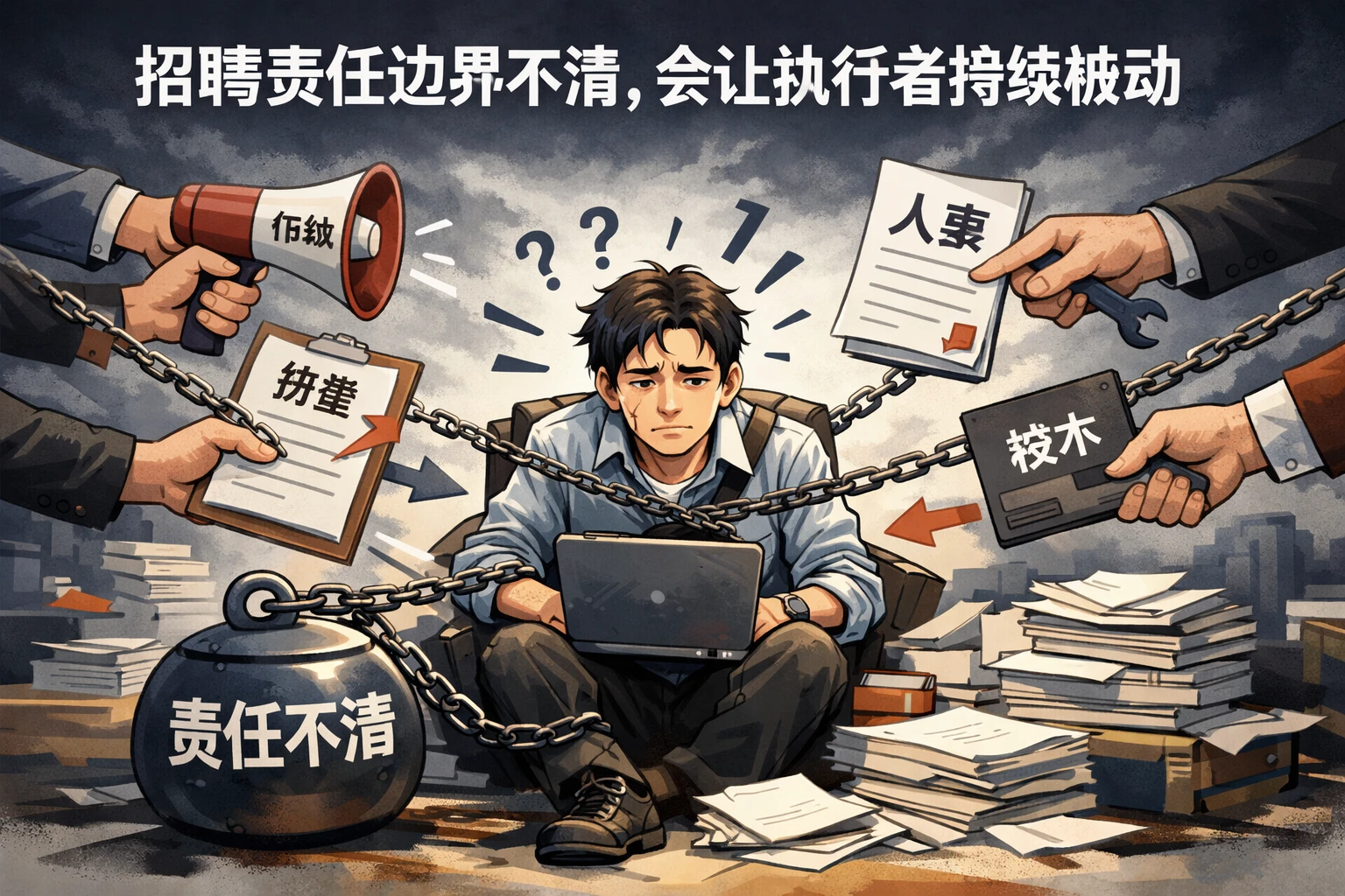招聘责任边界不清，会让执行者持续被动