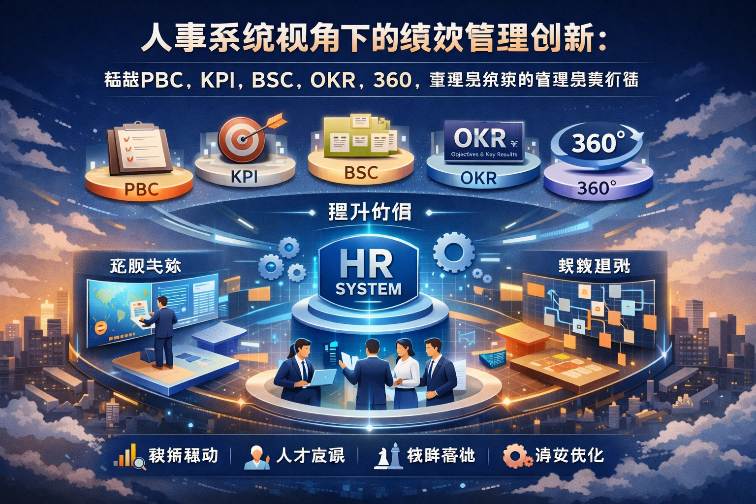 人事系统视角下的绩效管理创新：超越PBC、KPI、BSC、OKR、360，重塑组织架构管理系统价值