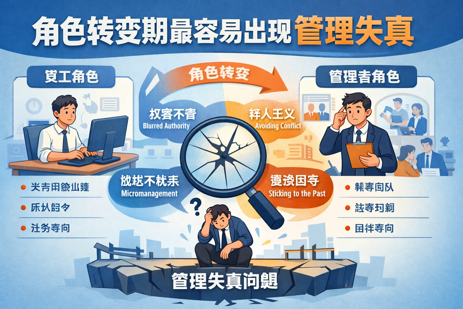 角色转变期最容易出现管理失真