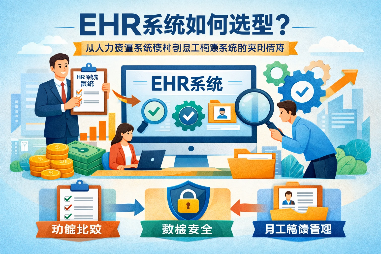 ehr系统如何选型？从人力资源系统报价到员工档案系统的实用指南