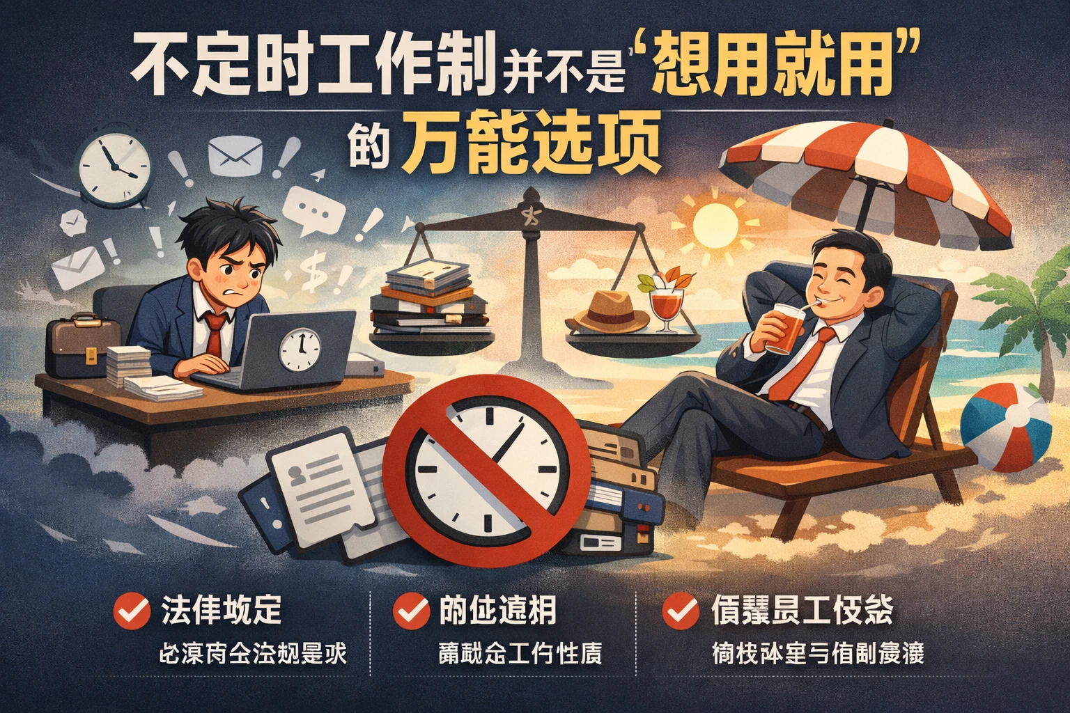 不定时工作制并不是“想用就用”的万能选项