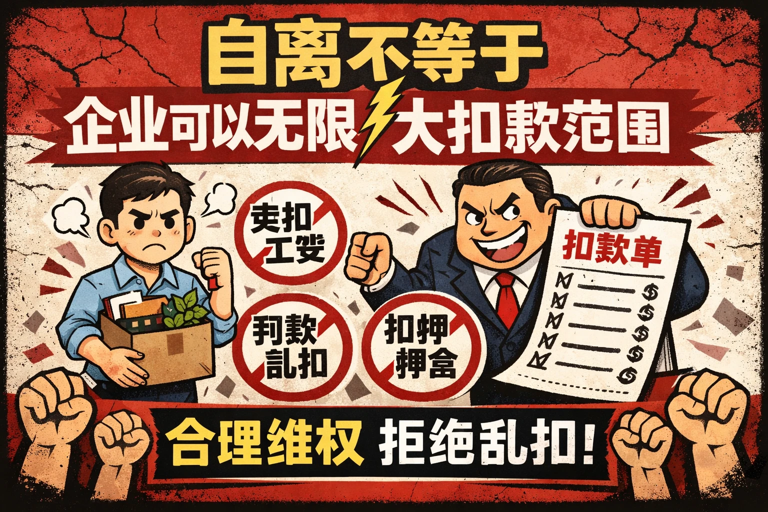 自离不等于企业可以无限扩大扣款范围