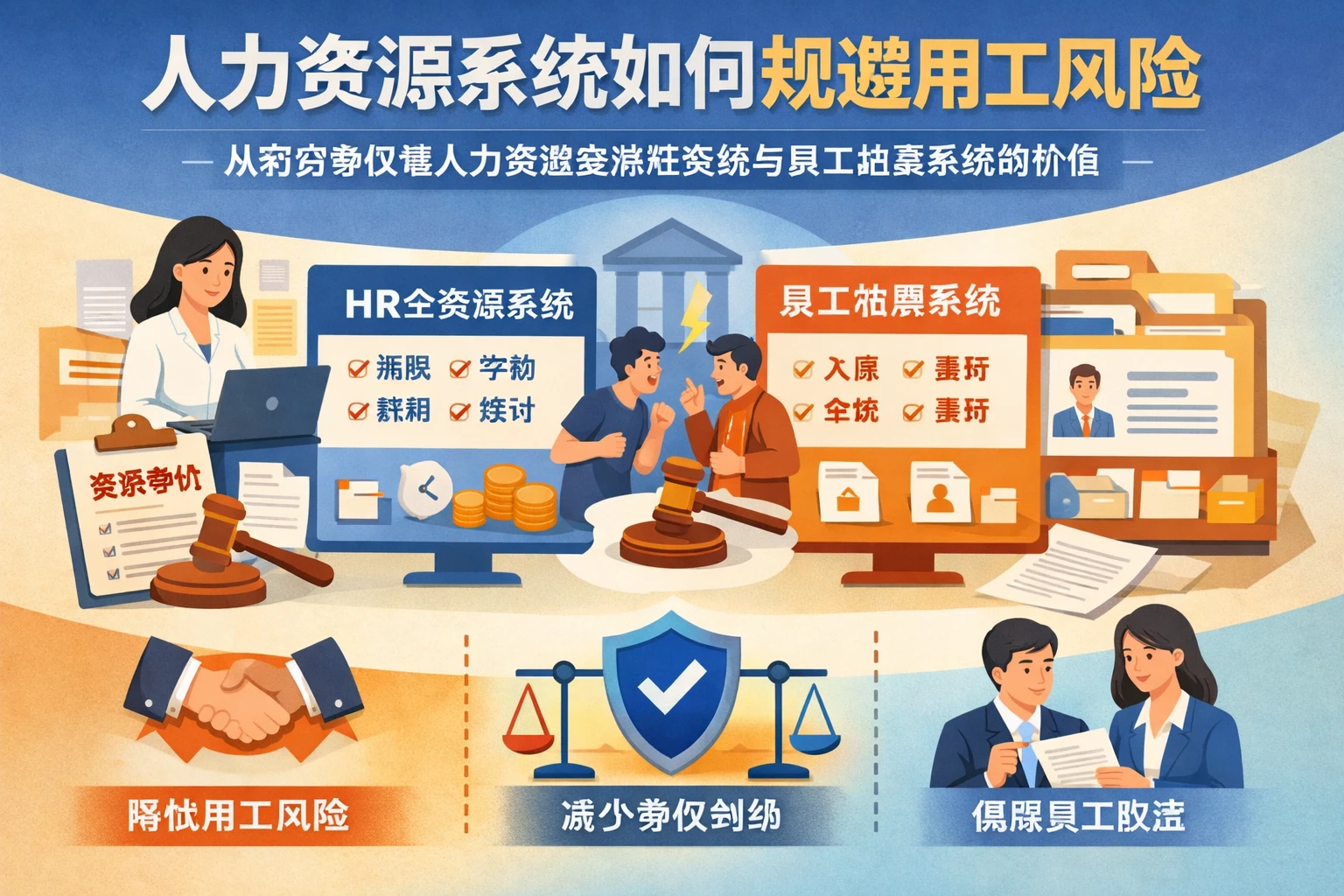 人力资源系统如何规避用工风险：从劳务争议看人力资源全流程系统与员工档案系统的价值