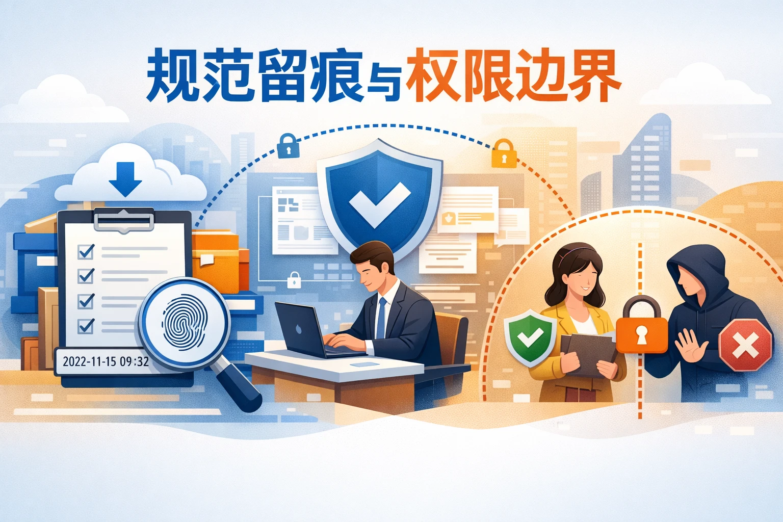 规范留痕与权限边界