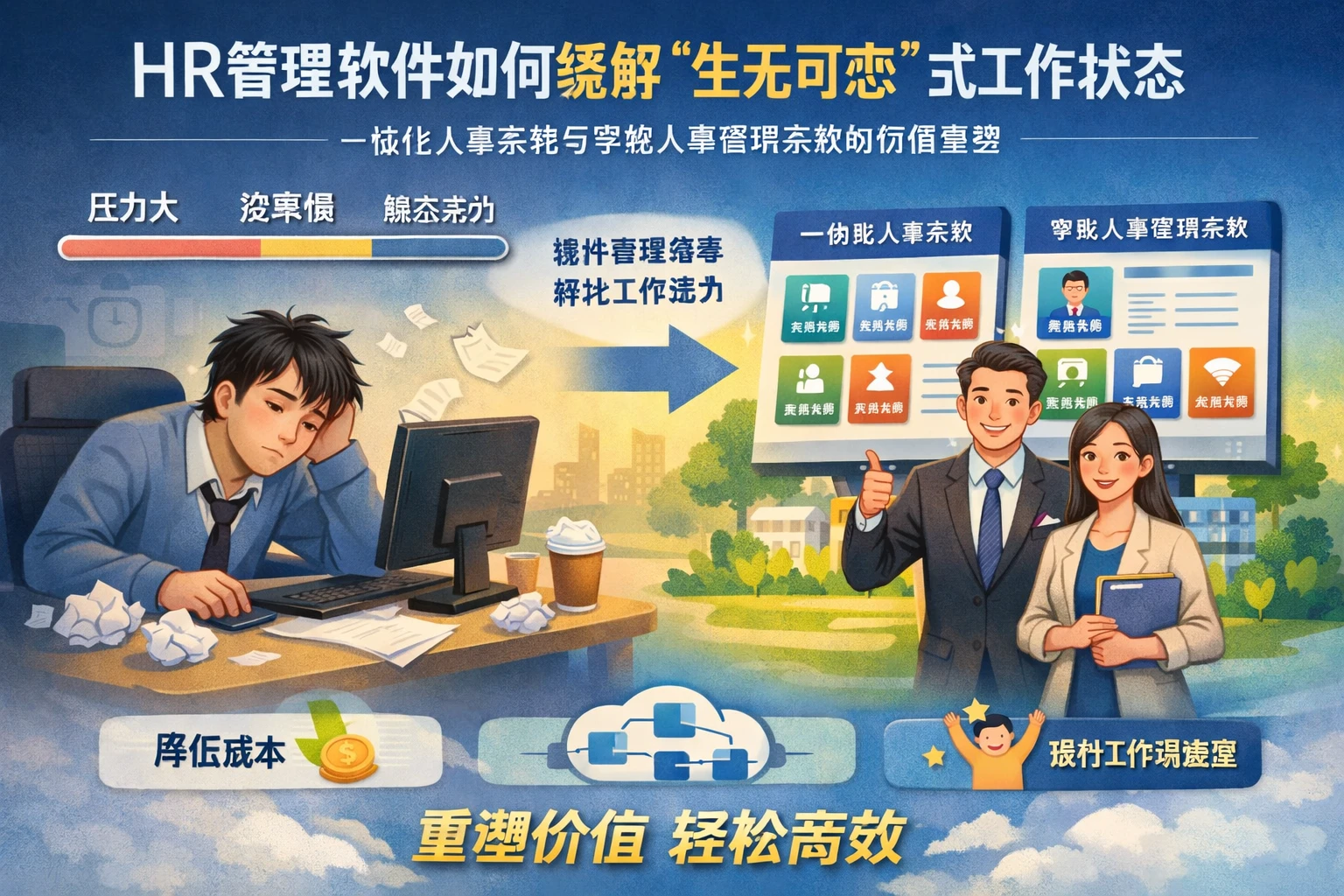 HR管理软件如何缓解“生无可恋”式工作状态：一体化人事系统与学校人事管理系统的价值重塑