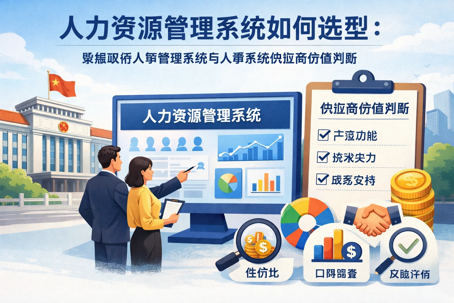 人力资源管理系统如何选型：聚焦政府人事管理系统与人事系统供应商价值判断