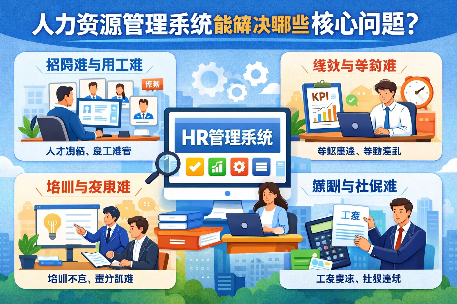 人力资源管理系统能解决哪些核心问题