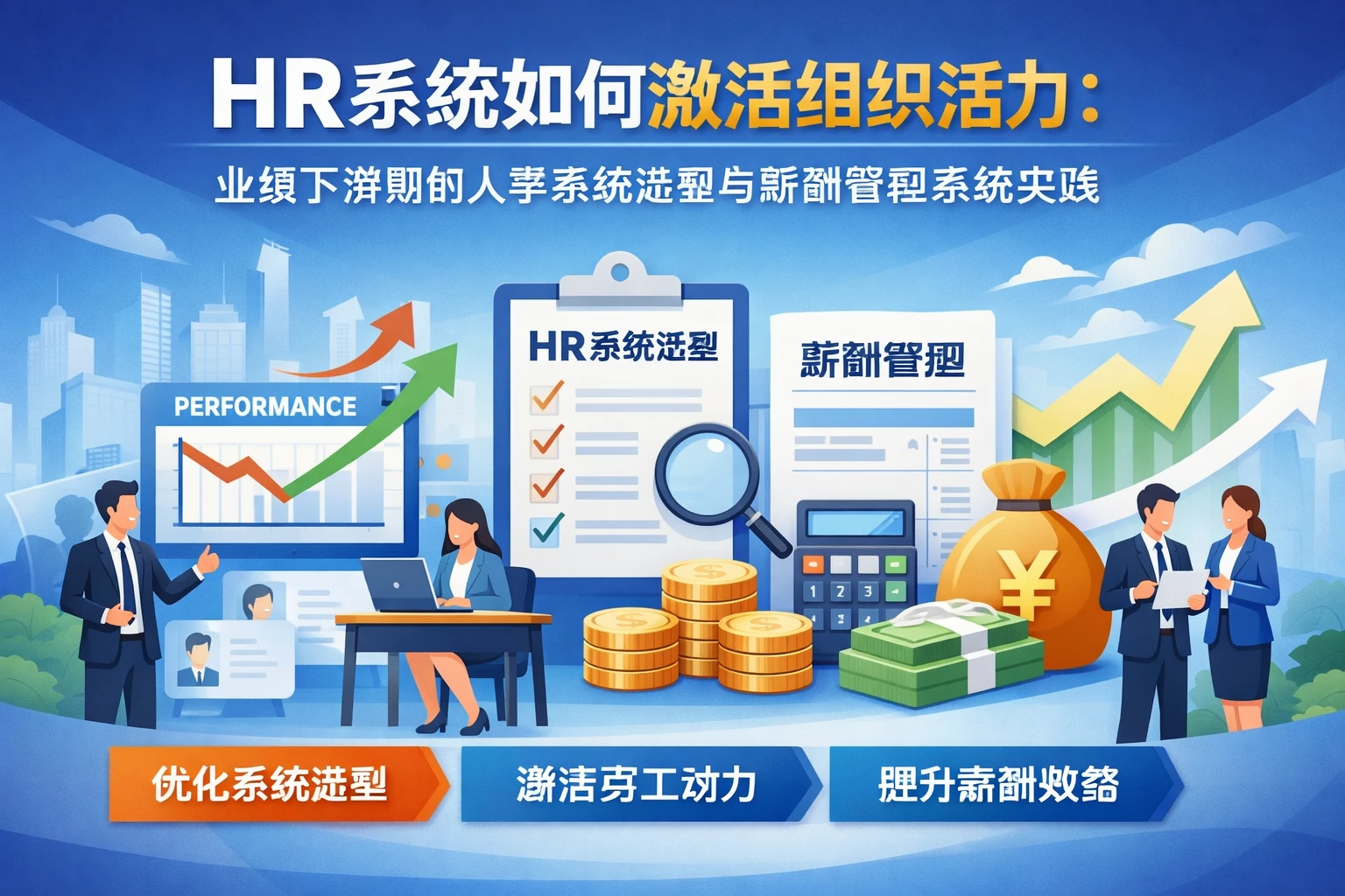 HR系统如何激活组织活力：业绩下滑期的人事系统选型与薪酬管理系统实践