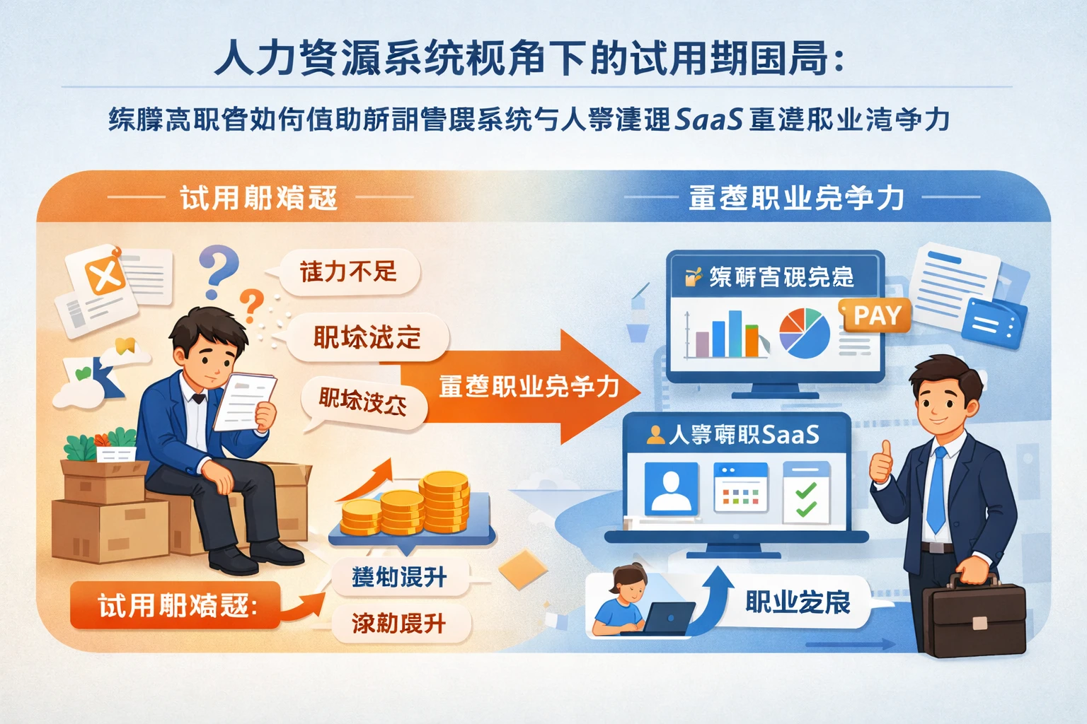 人力资源系统视角下的试用期困局：频繁离职者如何借助薪酬管理系统与人事管理SaaS重建职业竞争力