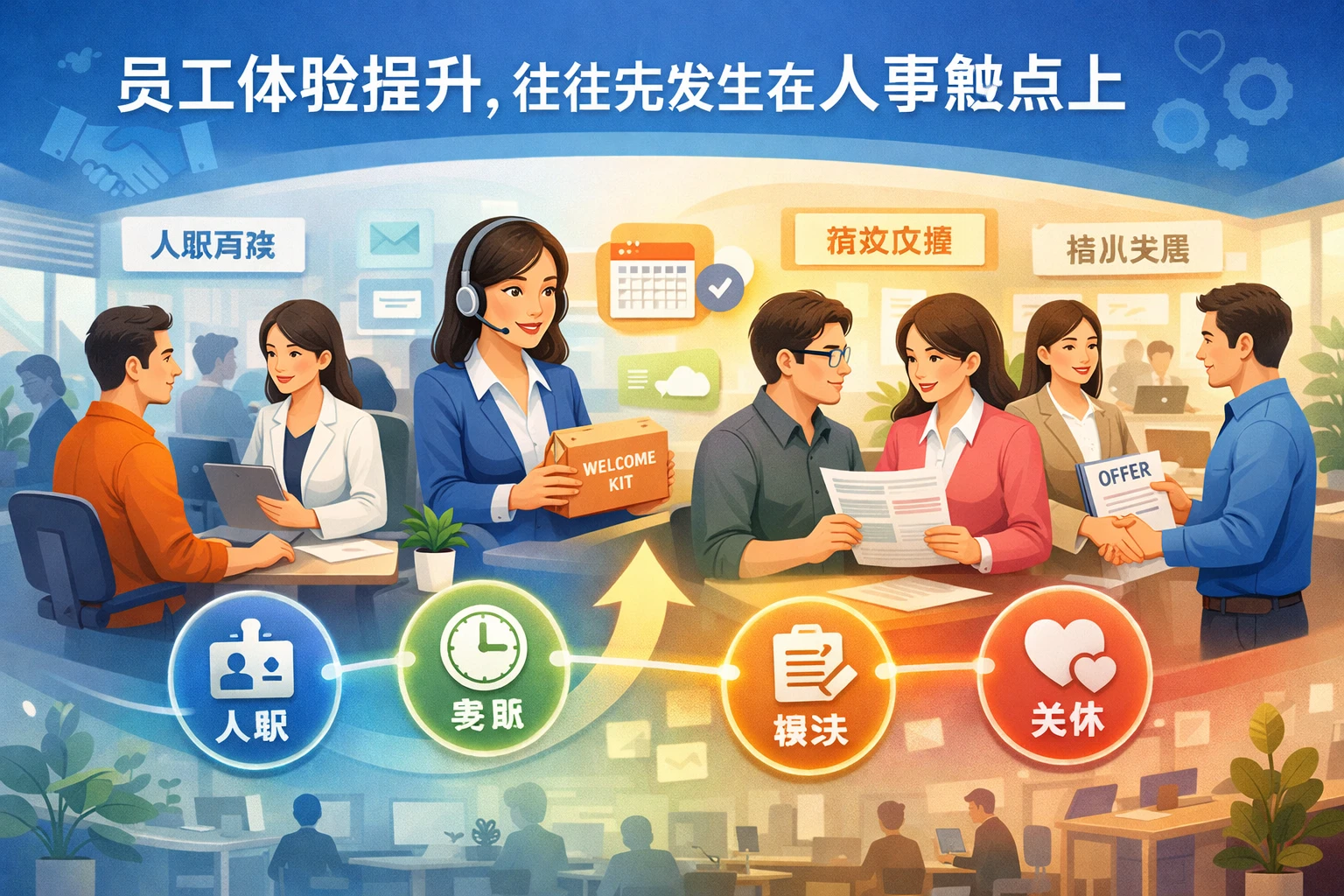 员工体验提升,往往先发生在人事触点上