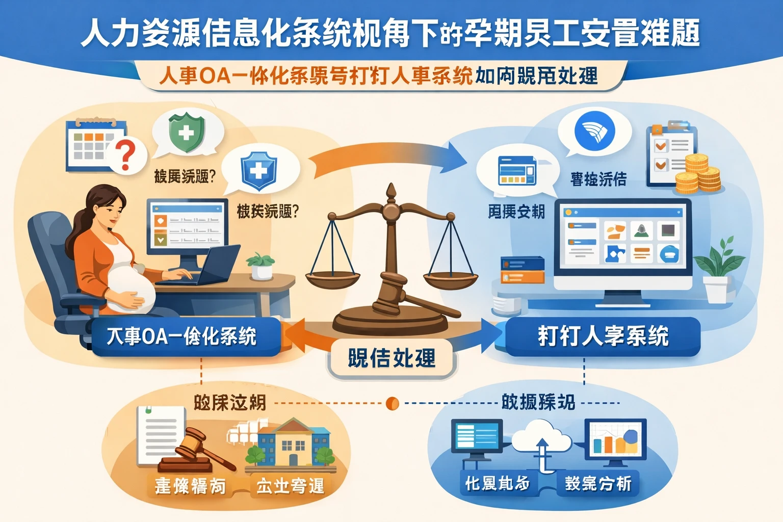 人力资源信息化系统视角下的孕期员工安置难题：人事OA一体化系统与钉钉人事系统如何规范处理