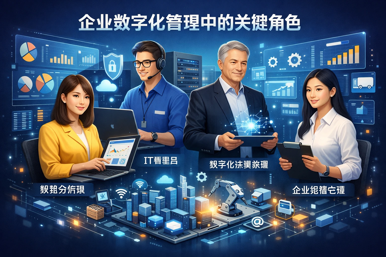 企业数字化管理中的关键角色