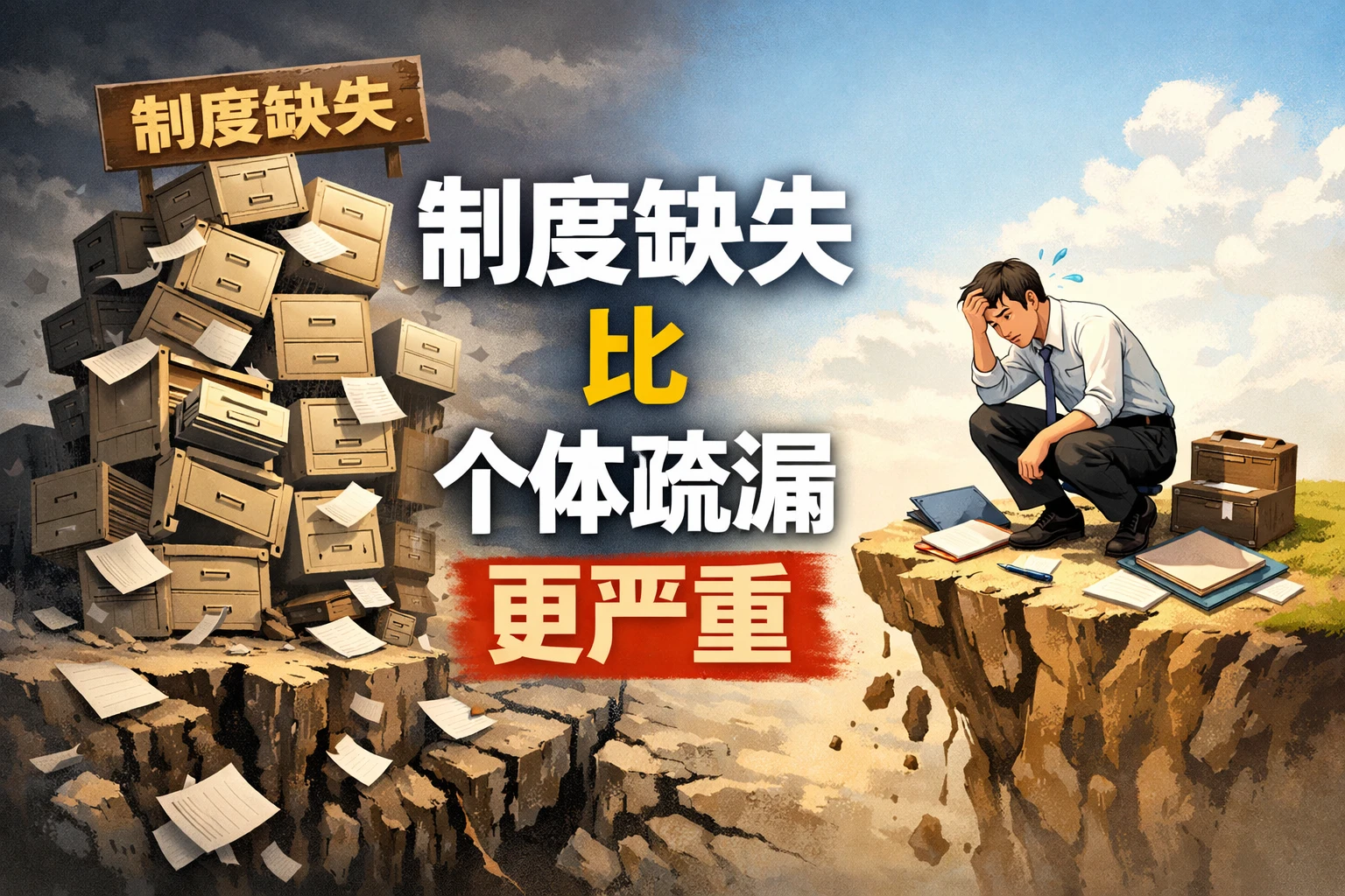 制度缺失比个体疏漏更严重