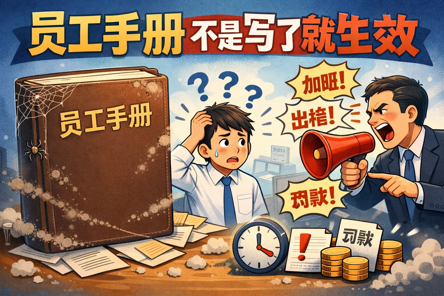 员工手册不是写了就生效