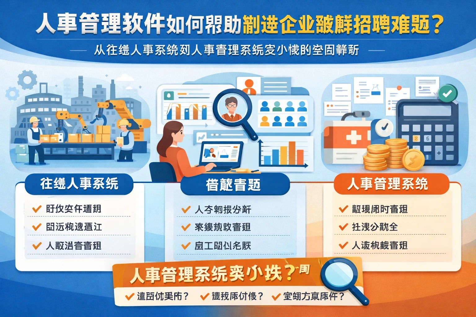 人事管理软件如何帮助制造企业破解招聘难题？从在线人事系统到人事管理系统多少钱的全面解析