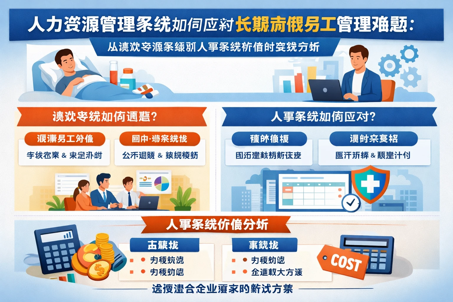人力资源管理系统如何应对长期病假员工管理难题:从绩效考核系统到人事系统价格的实务分析