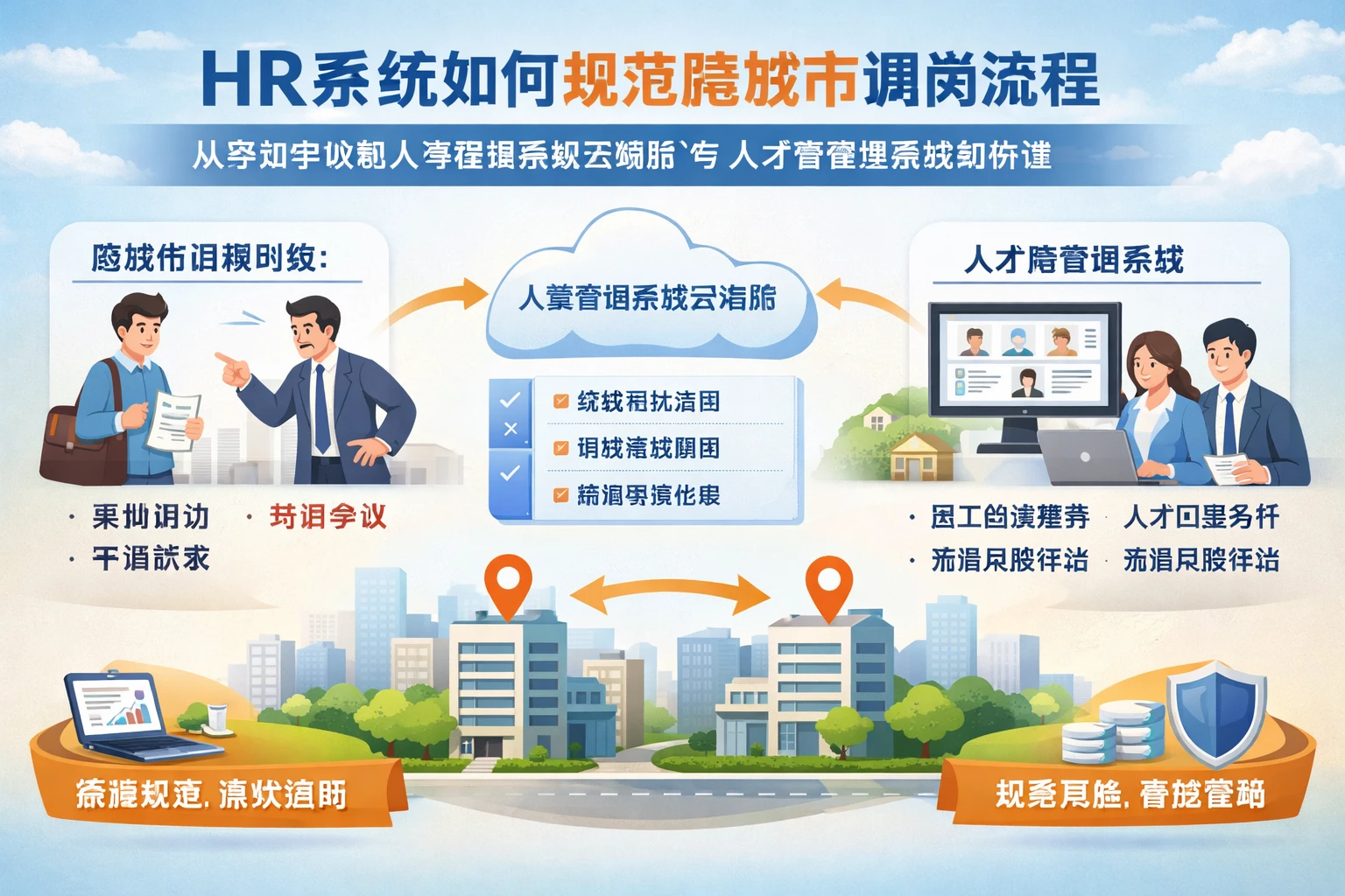 HR系统如何规范跨城市调岗流程：从劳动争议看人事管理系统云端版与人才库管理系统的价值