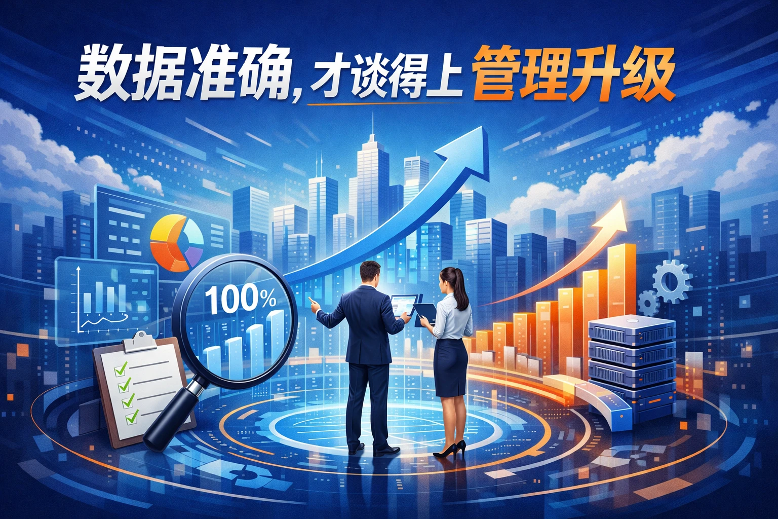 数据准确，才谈得上管理升级