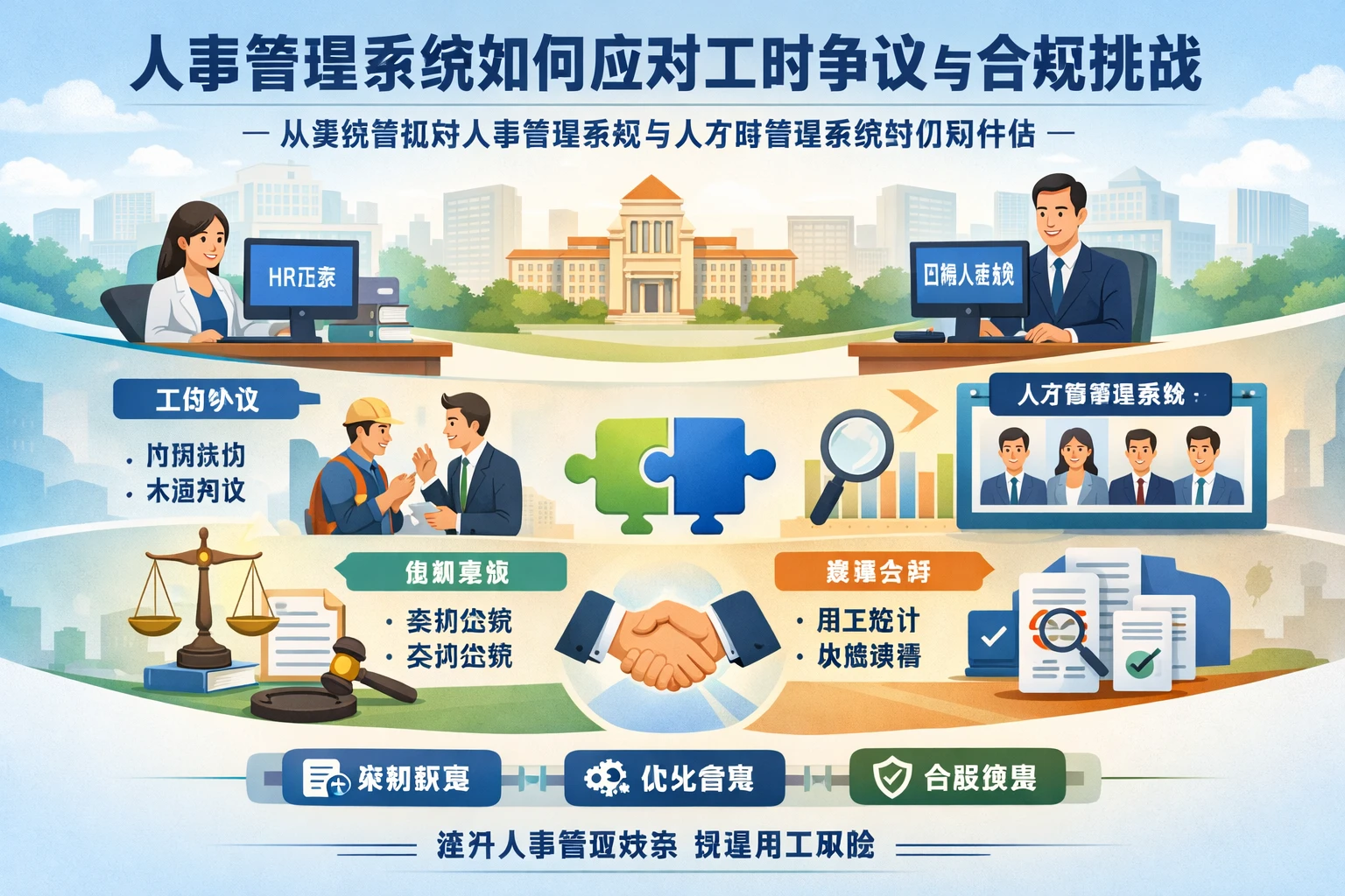 人事管理系统如何应对工时争议与合规挑战：从案例看政府人事管理系统与人才库管理系统的协同价值
