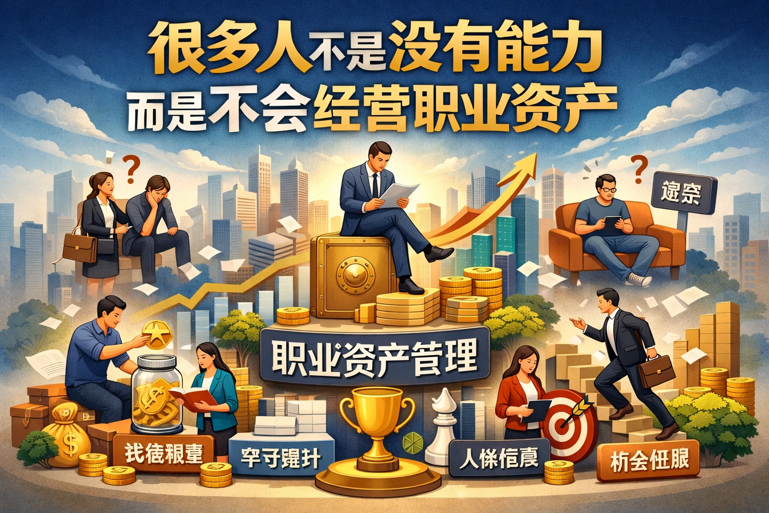 很多人不是没有能力,而是不会经营职业资产