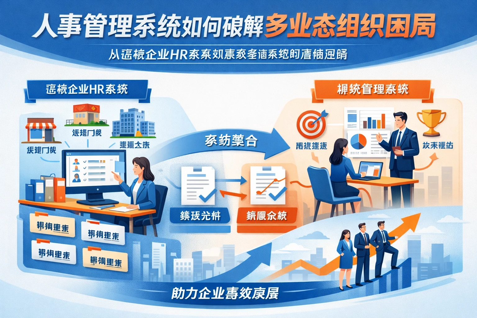 人事管理系统如何破解多业态组织困局：从连锁企业HR系统到绩效管理系统的落地思路