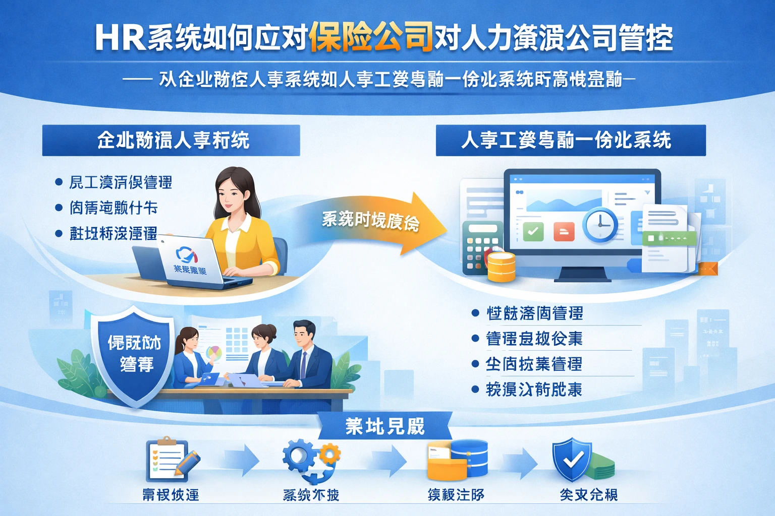HR系统如何应对保险公司对人力资源公司管控——从企业微信人事系统到人事工资考勤一体化系统的落地思路