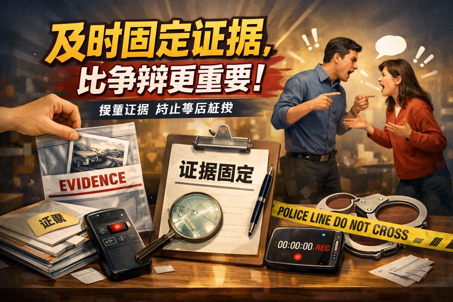 及时固定证据,比争辩更重要