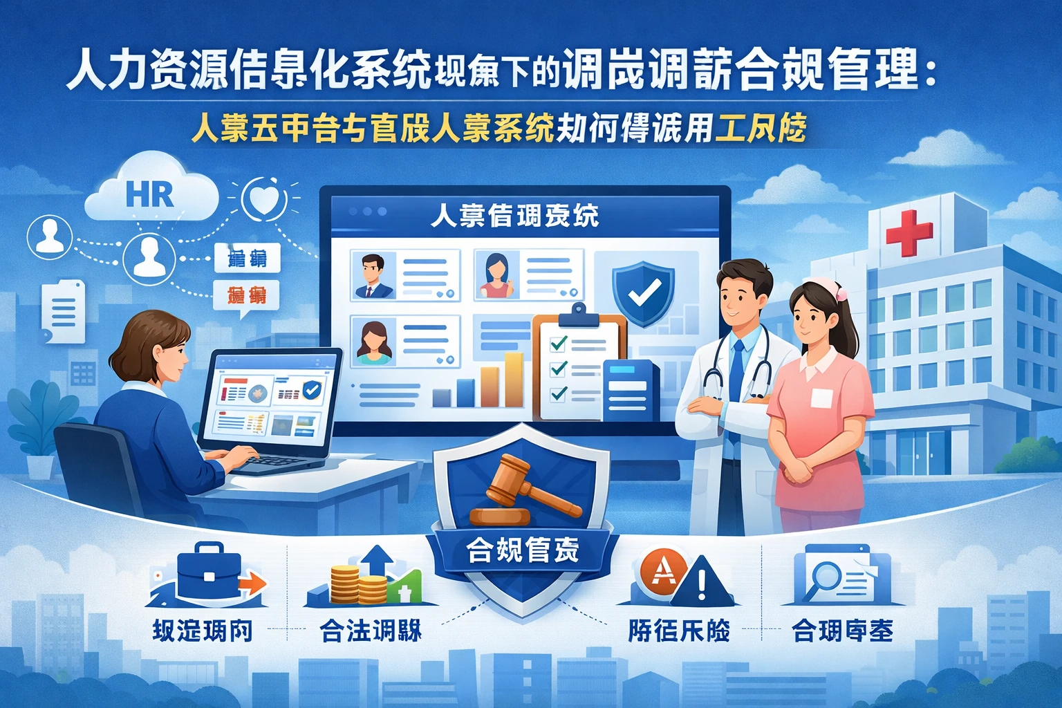 人力资源信息化系统视角下的调岗调薪合规管理：人事云平台与医院人事系统如何降低用工风险