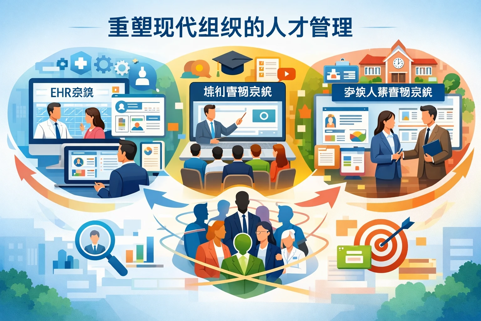 ehr系统、培训管理系统与学校人事管理系统如何重塑现代组织的人才管理