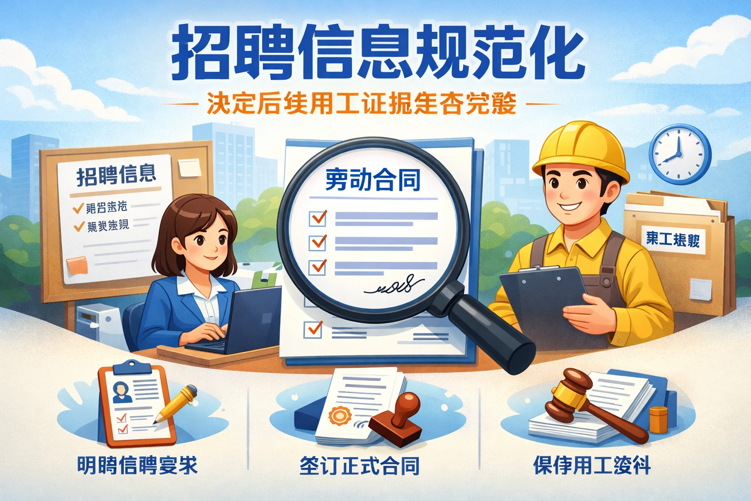 招聘信息规范化，决定后续用工证据是否完整