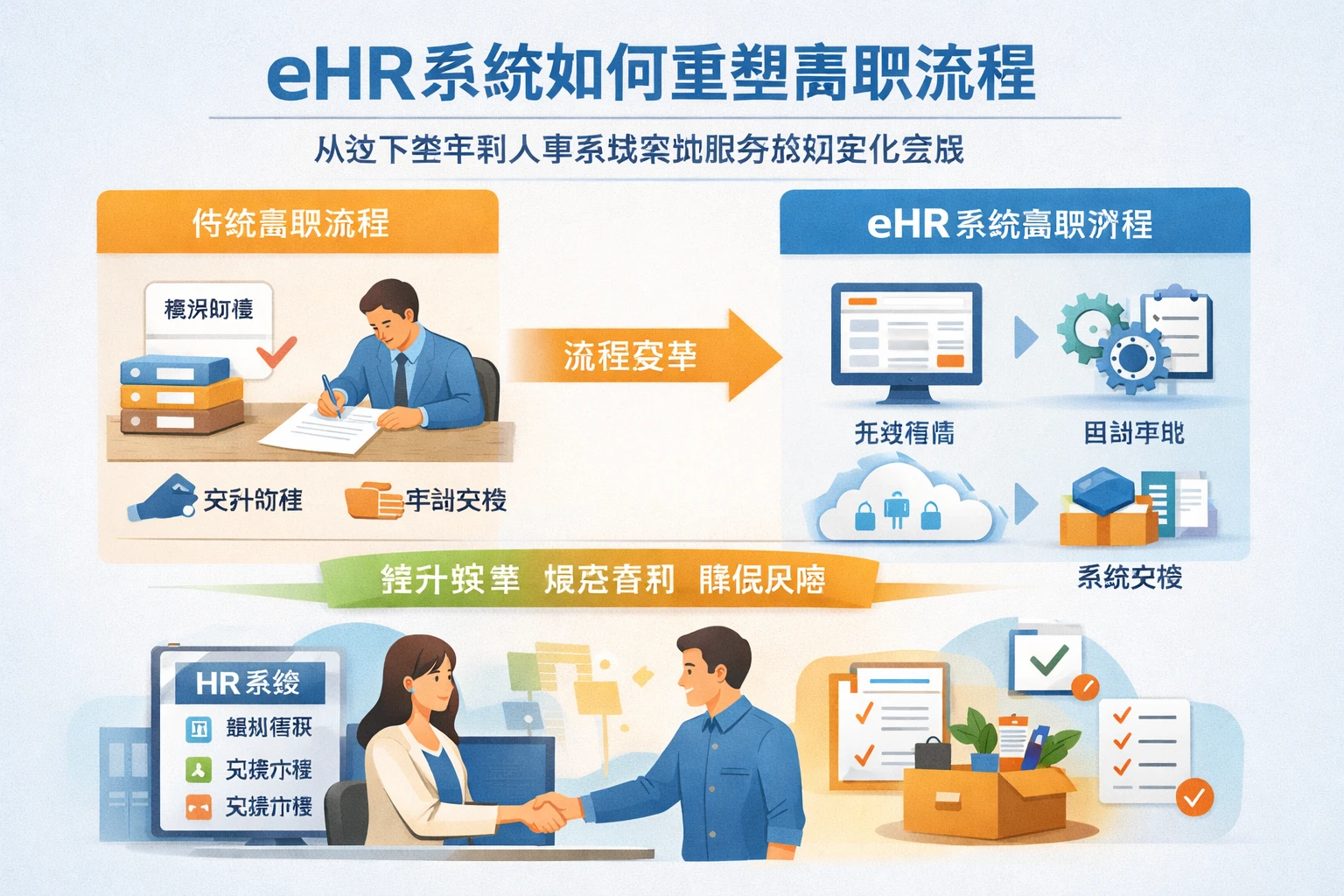 ehr系统如何重塑离职流程:从线下签字到人事系统实施服务的规范化实践