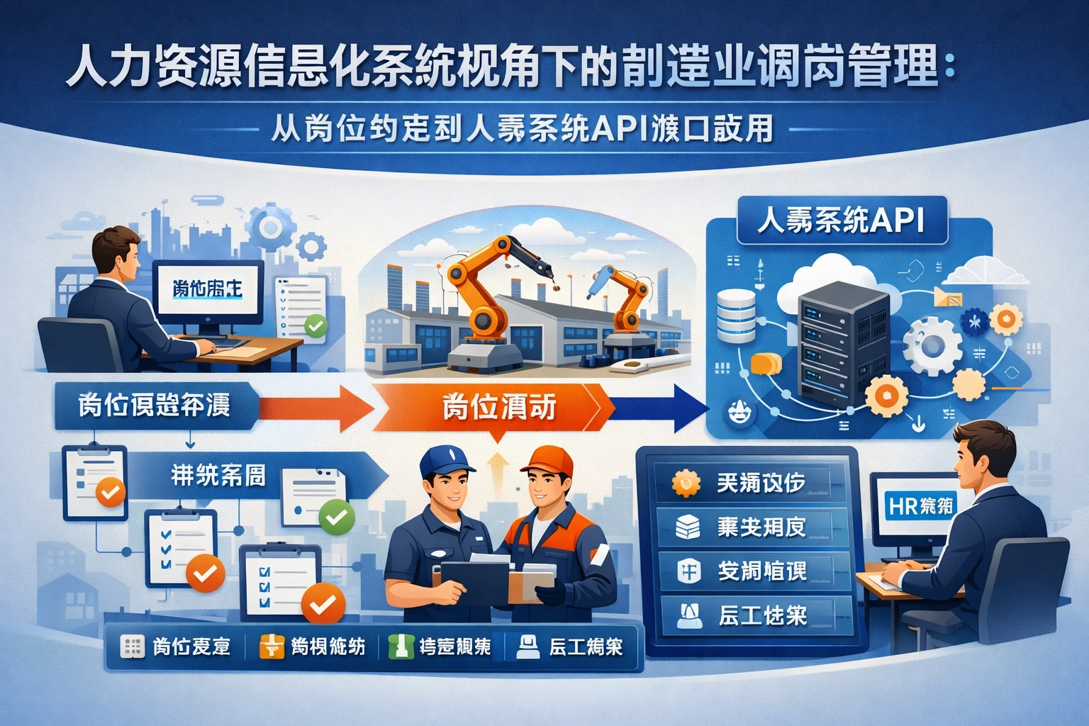 人力资源信息化系统视角下的制造业调岗管理:从岗位约定到人事系统API接口应用