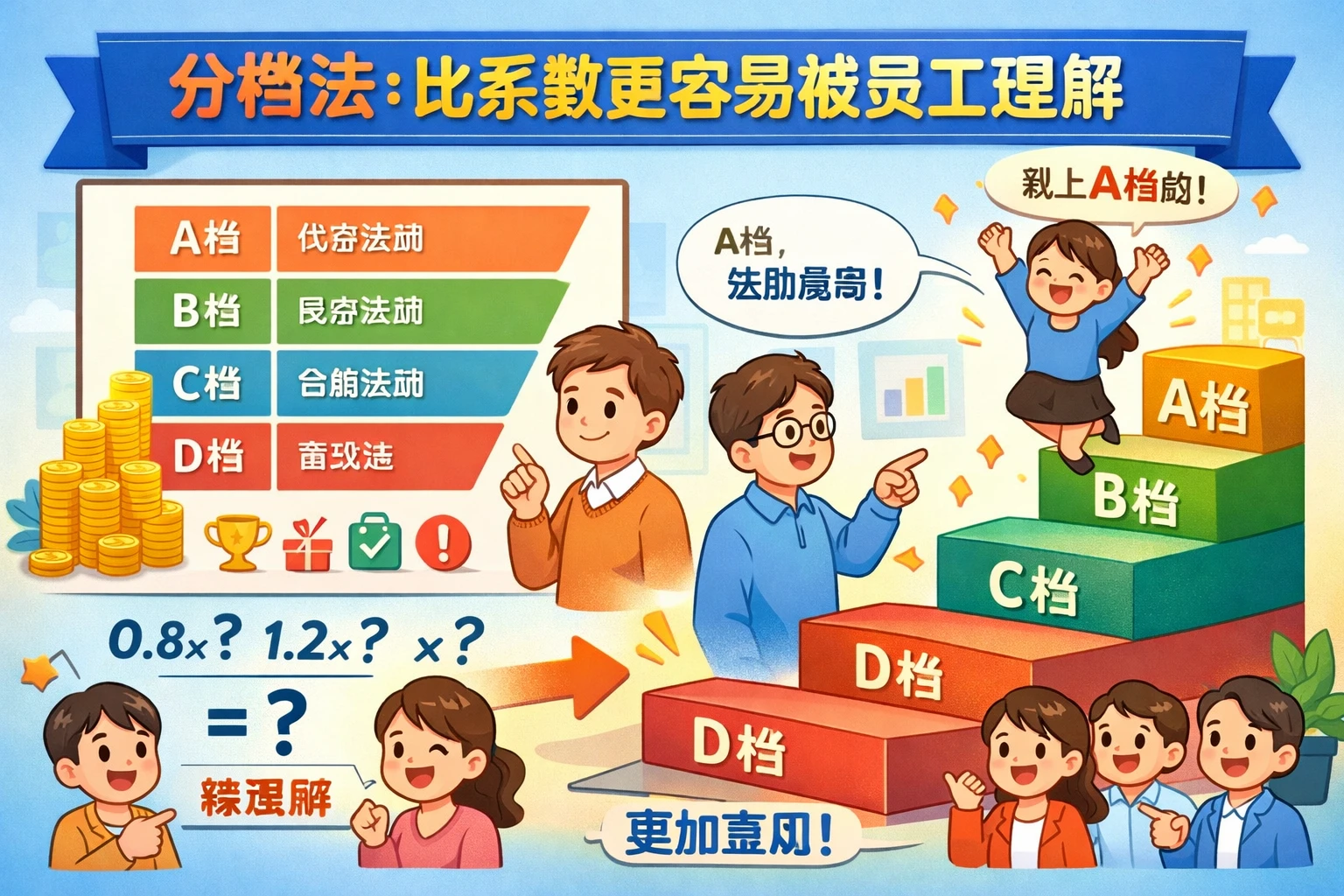 分档法:比系数更容易被员工理解