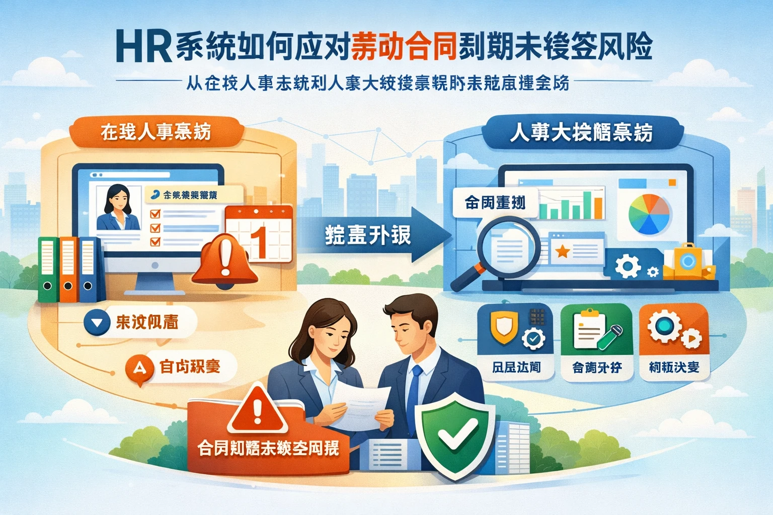 HR系统如何应对劳动合同到期未续签风险：从在线人事系统到人事大数据系统的合规管理实践