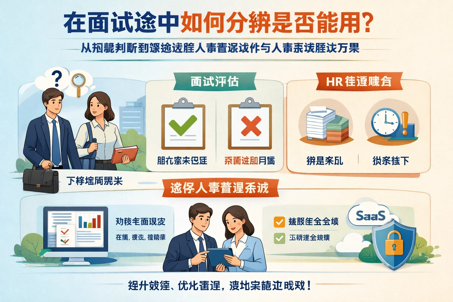 在面试途中如何分辨是否能用？从招聘判断到落地选择人事管理软件与人事系统解决方案