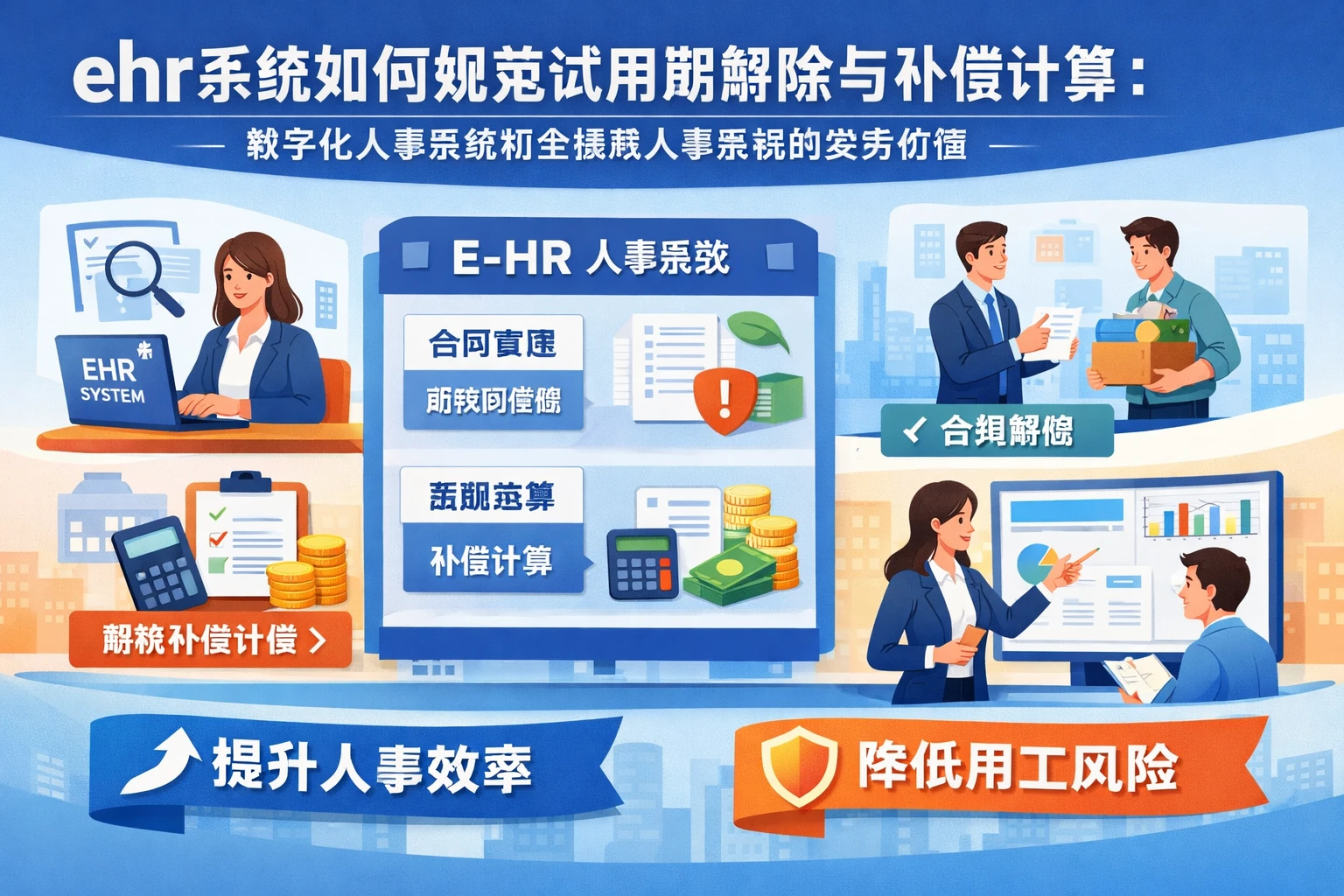 ehr系统如何规范试用期解除与补偿计算:数字化人事系统和全模块人事系统的实务价值