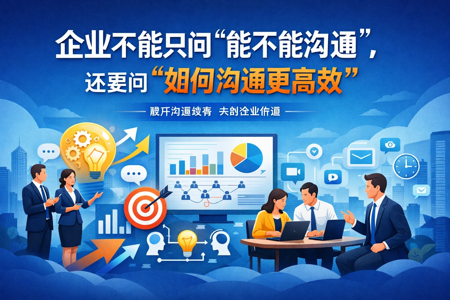 企业不能只问“能不能沟通”，还要问“如何沟通更高效”
