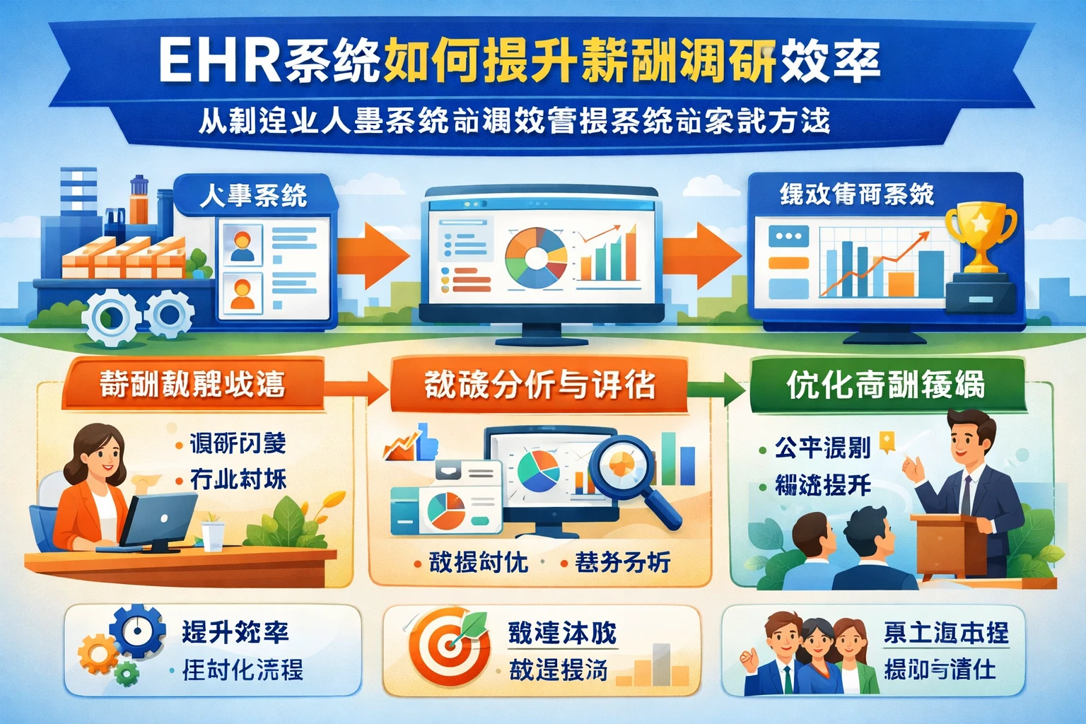ehr系统如何提升薪酬调研效率：从制造业人事系统到绩效管理系统的实战方法