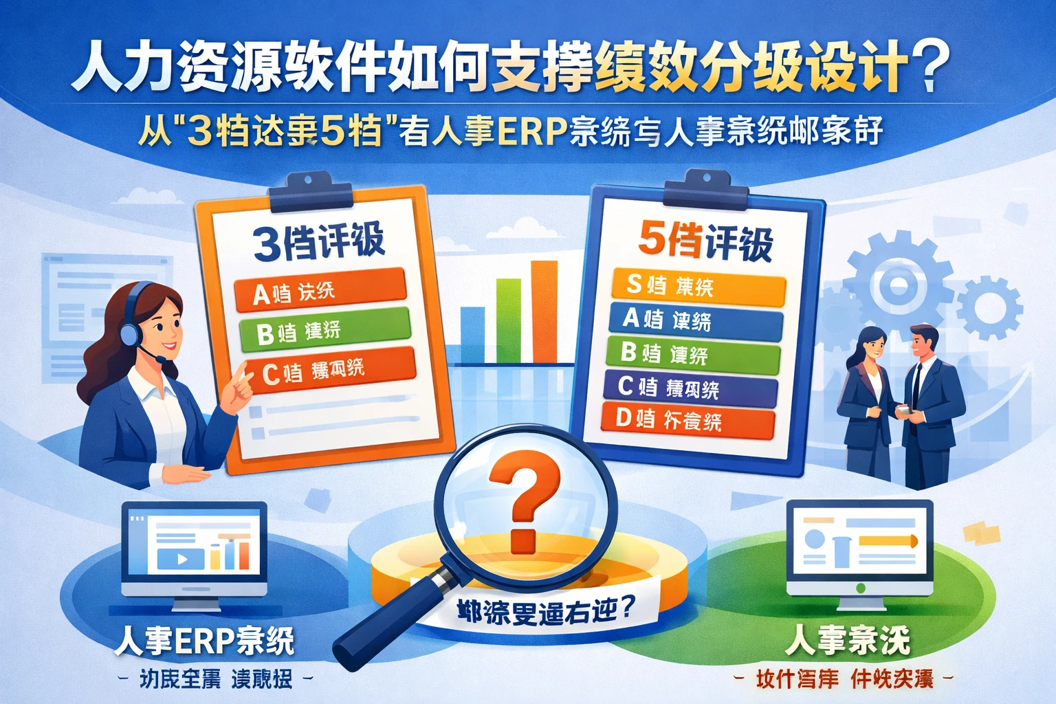 人力资源软件如何支撑绩效分级设计?从“3档还是5档”看人事ERP系统与人事系统哪家好