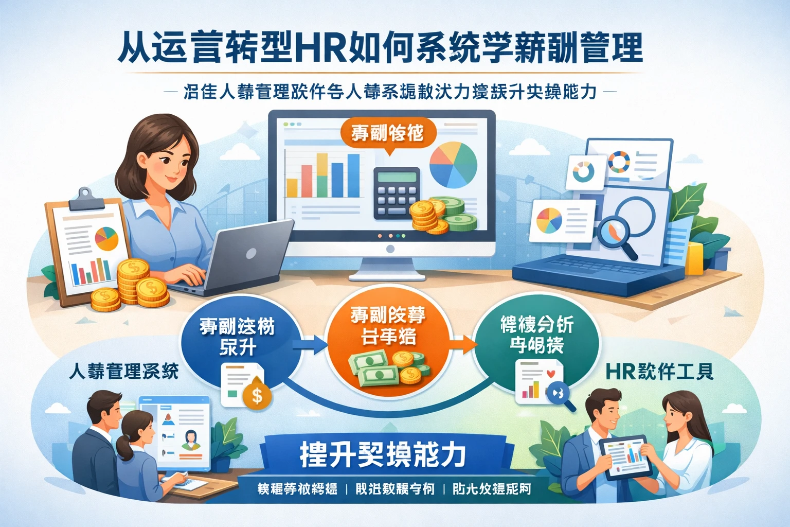 从运营转型HR如何系统学薪酬管理：结合人事管理软件与人事系统解决方案提升实操能力