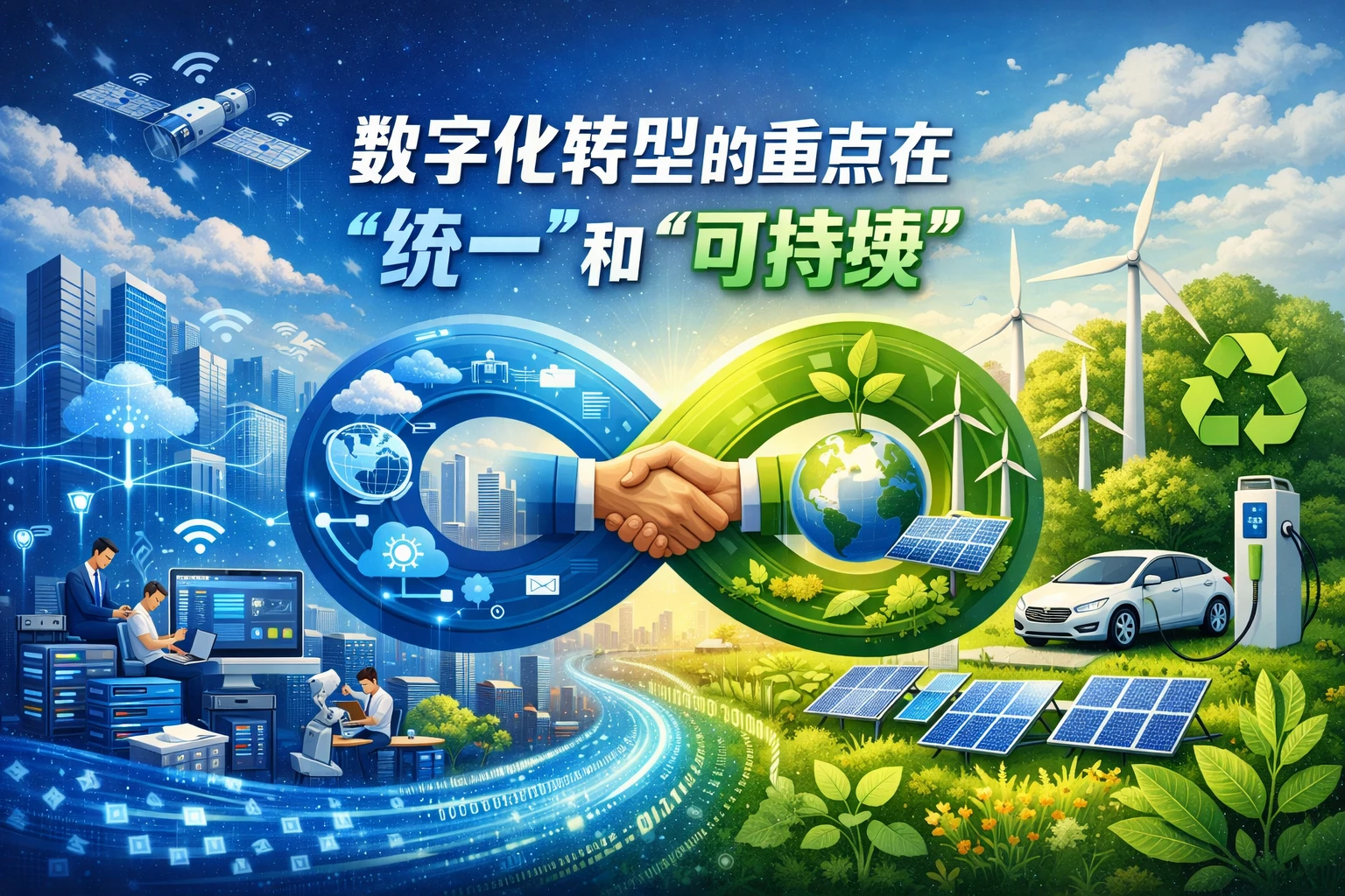 数字化转型的重点在“统一”和“可持续”