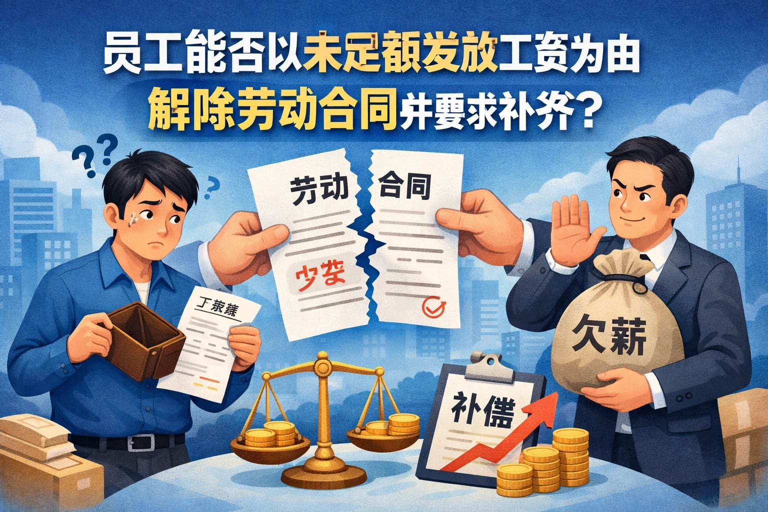 员工能否以未足额发放工资为由解除劳动合同并要求补齐