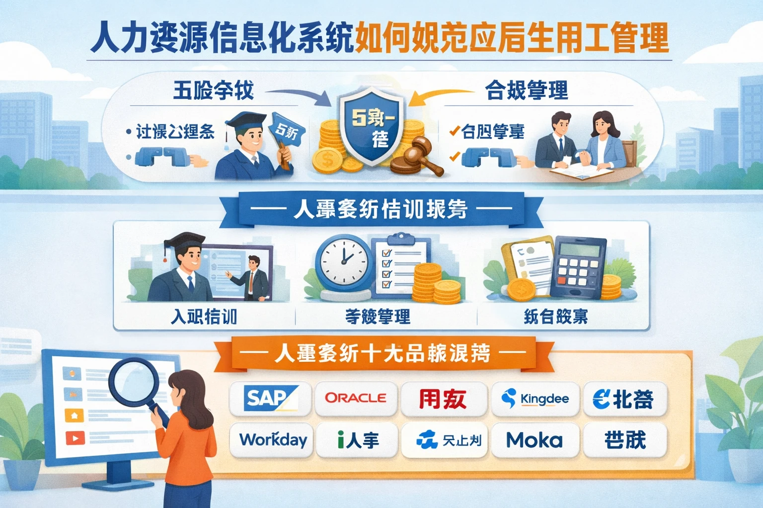 人力资源信息化系统如何规范应届生用工管理：从五险争议到人事系统培训服务与人事系统十大品牌选择